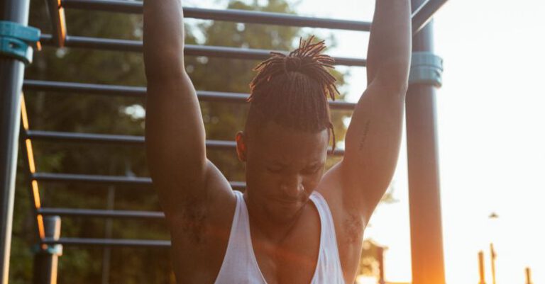 Health Benefits - Man in Tank Top