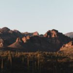 Superstitions - Brown Mountains Under Blue Sky