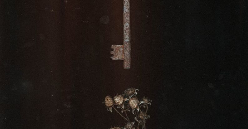 Key Species - A Key and a Metal Flower Decoration