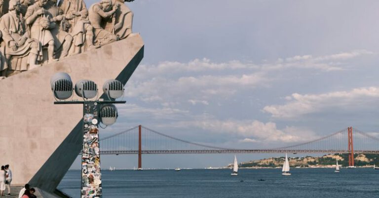 Discoveries - Monument of the Discoveries at Tagus River Bank, Lisbon, Portugal