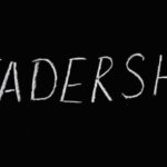 Initiatives - Leadership Lettering Text on Black Background